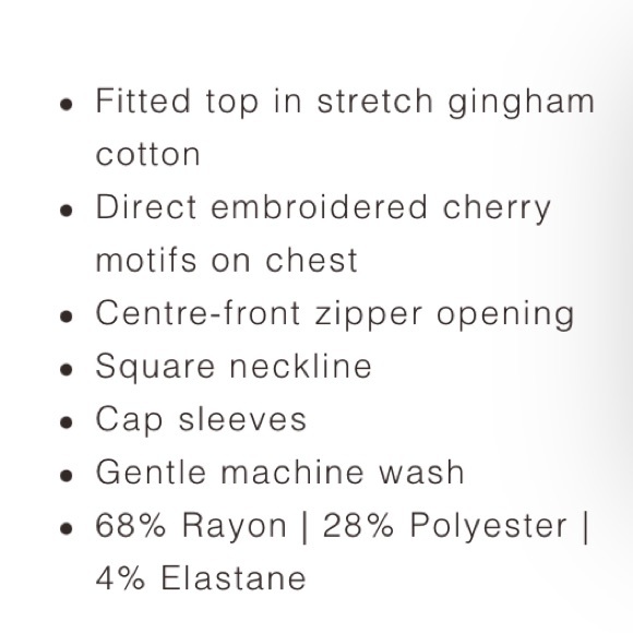 Lazy Oaf Cherry Boob Gingham Top - Picture 4 of 10